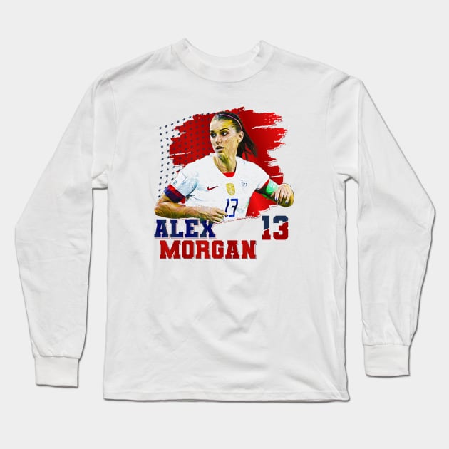 Alex Morgan || 13 Long Sleeve T-Shirt by Aloenalone